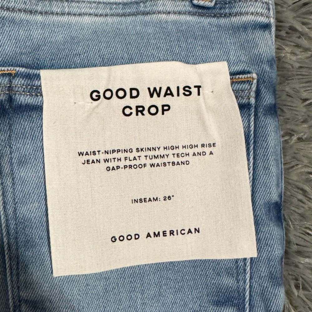 Good American cropped jeans size 2